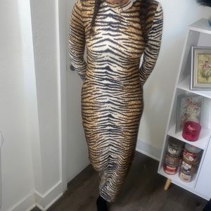 Tiger print dress